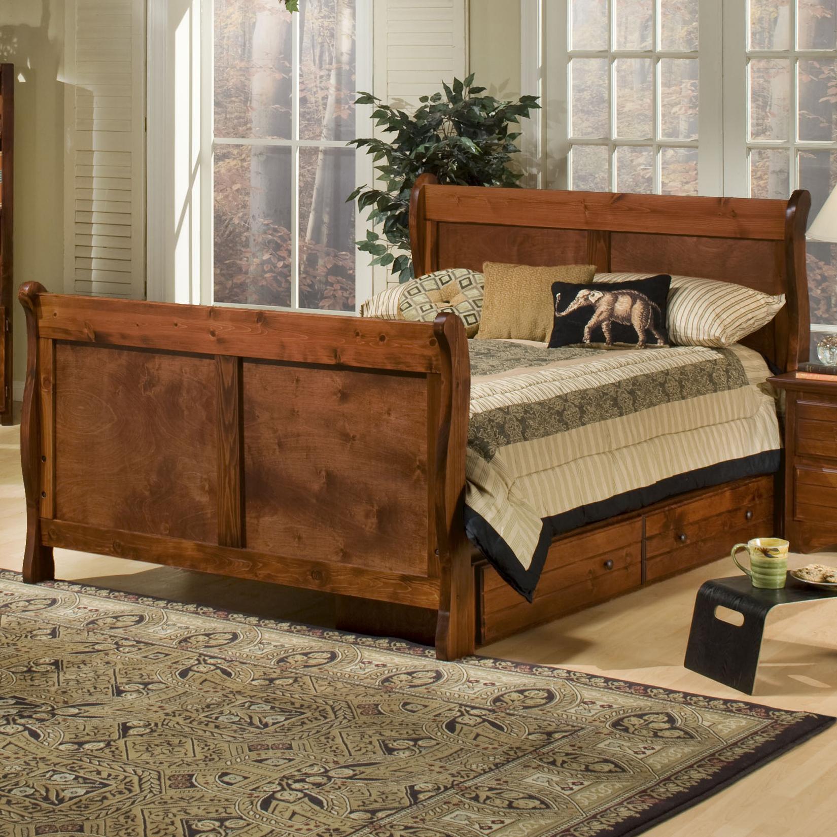 Trendwood Sedona Twin Sleigh Bed Conlin's Furniture Sleigh Beds